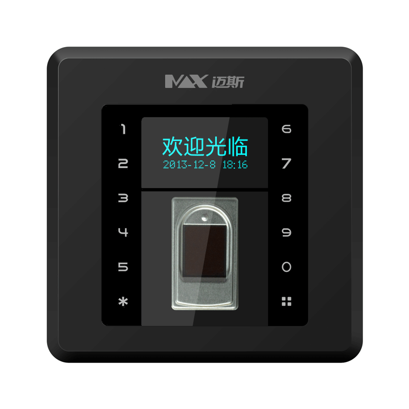 MAX-HF-Q34RAB2MS3 塑料指纹IC密码读卡器